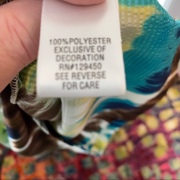 Apt 9 sz large, unique tank beautiful colors! - Picture 5 of 6